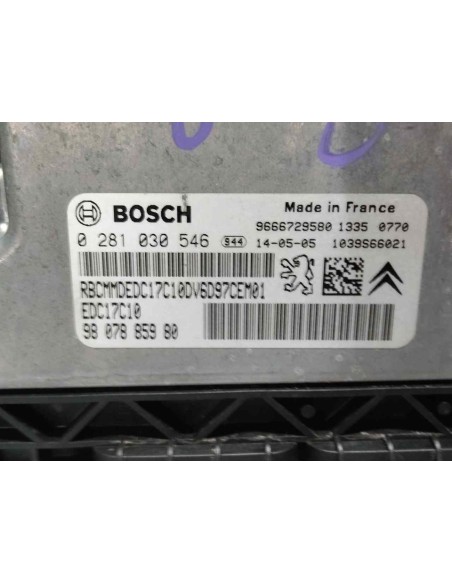 CENTRALITA MOTOR UCE PEUGEOT PARTNER FURGÓN - 232066