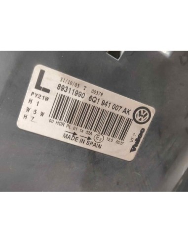 FARO IZQUIERDO VOLKSWAGEN POLO IV (9N3) - 260112