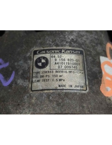 COMPRESOR AIRE ACONDICIONADO BMW SERIE 3 COUPE...