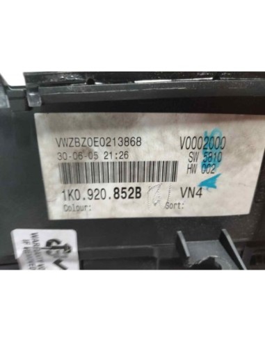 CUADRO INSTRUMENTOS VOLKSWAGEN GOLF PLUS V...