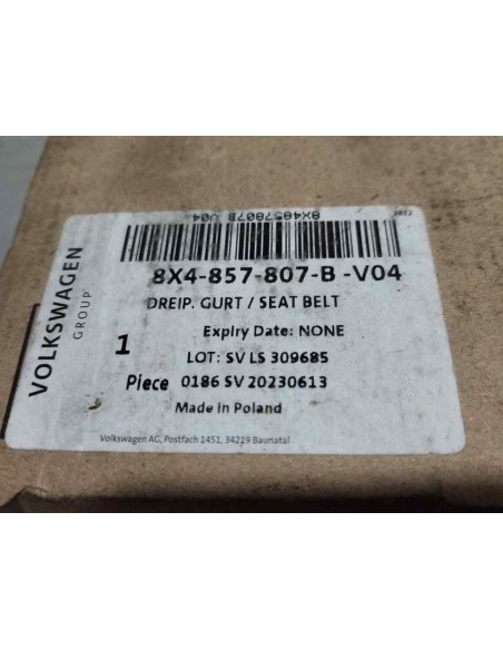 CINTURON SEGURIDAD TRASERO CENTRAL AUDI A1 SPORTBACK (8XA) - 270136