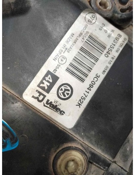 FARO DERECHO VOLKSWAGEN PASSAT BERLINA (3C2) - 263066