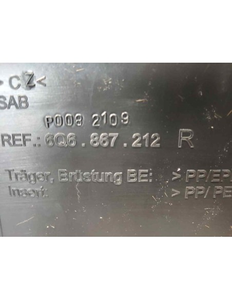 GUARNECIDO PUERTA TRASERA DERECHA VOLKSWAGEN POLO IV (9N3) - 270645