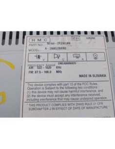 SISTEMA AUDIO / RADIO CD HYUNDAI IX35 (EL/LM) - 186791 2