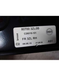 ELEVALUNAS DELANTERO DERECHO NISSAN PULSAR (C13M) - 173448 2