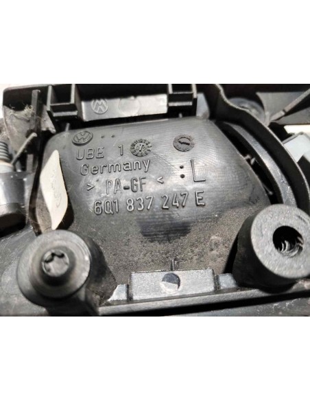 MANETA INTERIOR DELANTERA IZQUIERDA VOLKSWAGEN POLO IV (9N3) - 265676