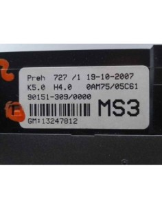 MANDO CALEFACCION / AIRE ACONDICIONADO OPEL ZAFIRA B -... 2