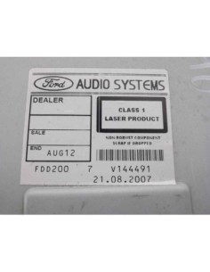 SISTEMA AUDIO / RADIO CD FORD FOCUS SPORTBREAK (CB4) -... 2