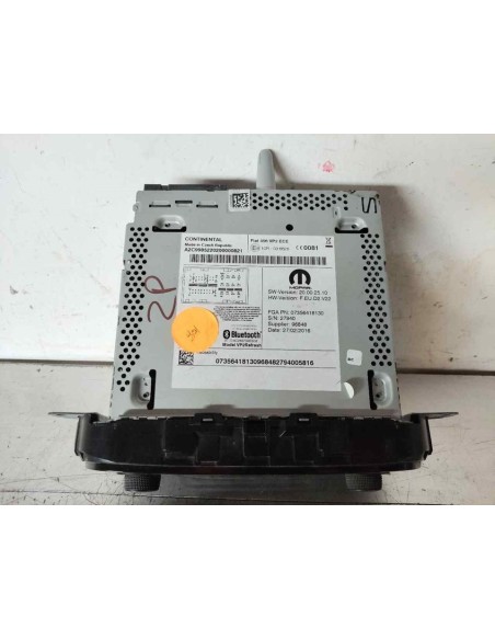 SISTEMA AUDIO / RADIO CD FIAT II TIPO (356) BERLINA - 272978