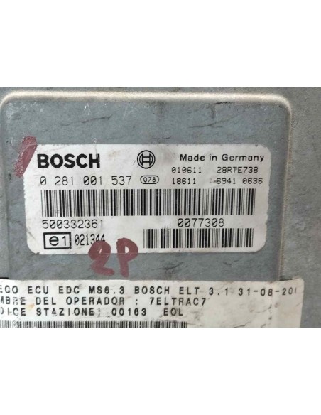 CENTRALITA MOTOR UCE IVECO DAILY CAMIÓN/VOLQUETE - 273200