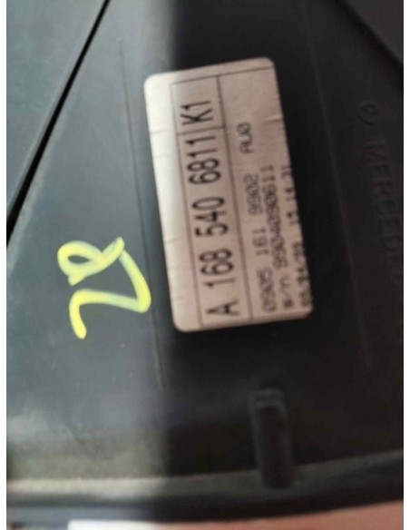 CUADRO INSTRUMENTOS MERCEDES-BENZ CLASE A (BM 168) - 273772