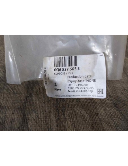 CERRADURA MALETERO / PORTON VOLKSWAGEN POLO IV (9N3) - 138604