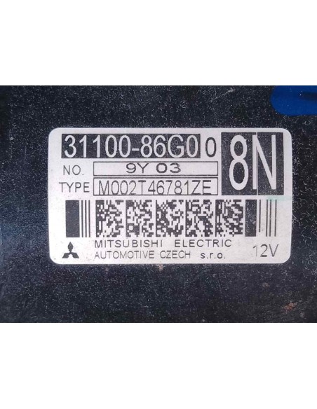 MOTOR ARRANQUE SUZUKI SWIFT (AGZ/AZH/NZ) - 138157