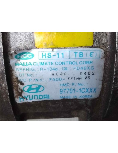 COMPRESOR AIRE ACONDICIONADO HYUNDAI GETZ (TB) - 209129