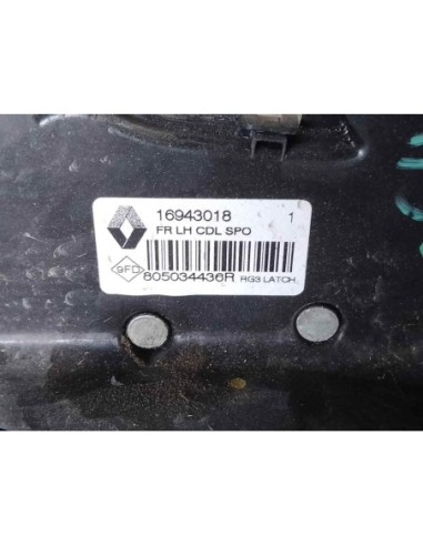 CERRADURA PUERTA DELANTERA IZQUIERDA RENAULT...