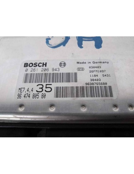 CENTRALITA MOTOR UCE PEUGEOT 307 (S1)(04 2001) - 125076