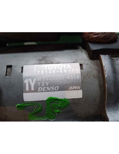 MOTOR ARRANQUE TOYOTA AVENSIS BERLINA (T25) -...