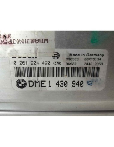 CENTRALITA MOTOR UCE BMW SERIE 3 BERLINA (E46)...