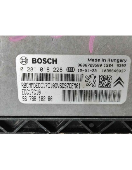 CENTRALITA MOTOR UCE CITROEN BERLINGO FURGÓN - 152745