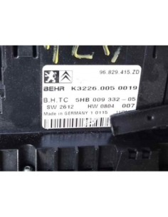 MANDO CALEFACCION / AIRE ACONDICIONADO CITROEN C5 BERLINA... 2