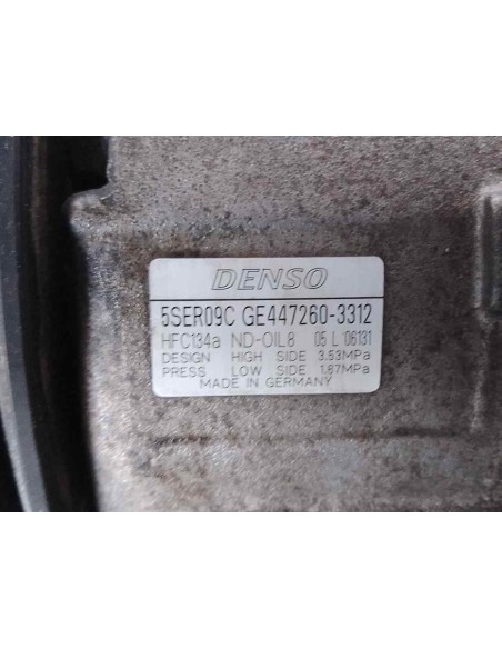COMPRESOR AIRE ACONDICIONADO TOYOTA YARIS (KSP9/SCP9/NLP9) - 178236