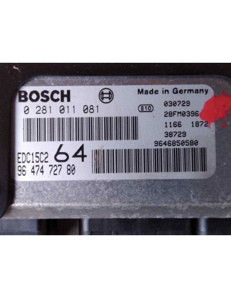 CENTRALITA MOTOR UCE PEUGEOT 307 BREAK / SW (S1)(04 2002) - 95673