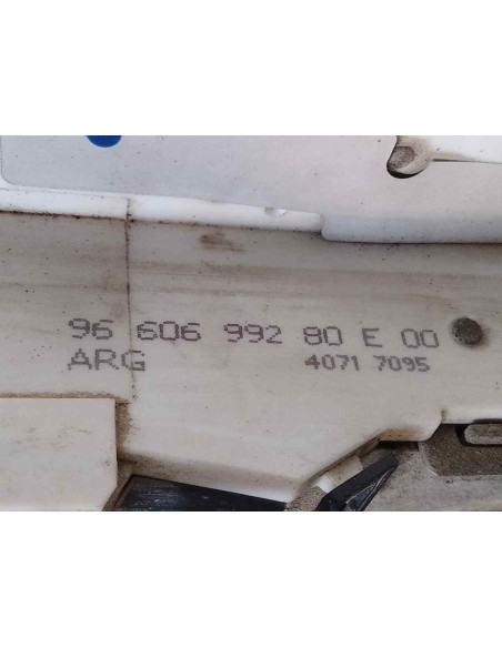 CERRADURA PUERTA TRASERA IZQUIERDA PEUGEOT 407 - 106372