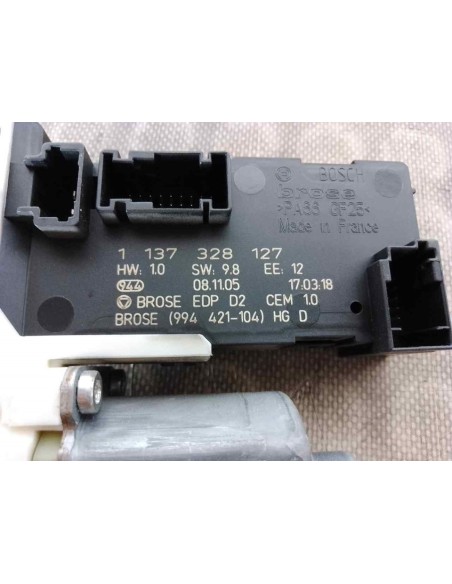 MOTOR ELEVALUNAS DELANTERO DERECHO PEUGEOT 407 - 117899