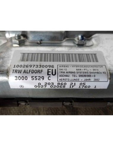 AIRBAG LATERAL IZQUIERDO MERCEDES-BENZ CLASE C...