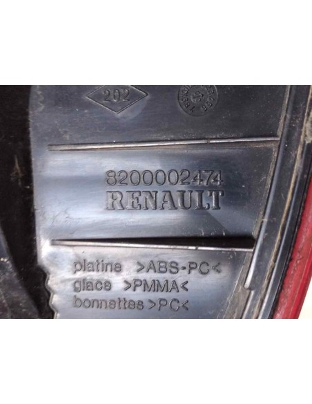 PILOTO TRASERO DERECHO RENAULT LAGUNA II (BG0) - 123997