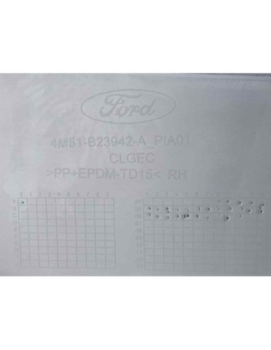 GUARNECIDO PUERTA DELANTERA IZQUIERDA FORD...