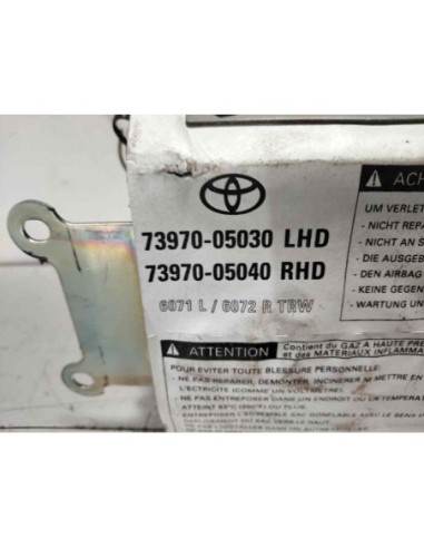AIRBAG DELANTERO DERECHO TOYOTA AVENSIS BERLINA...