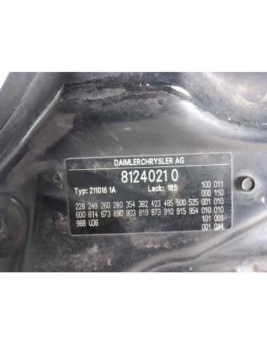 CAPO MERCEDES-BENZ CLASE E (BM 211) BERLINA -...