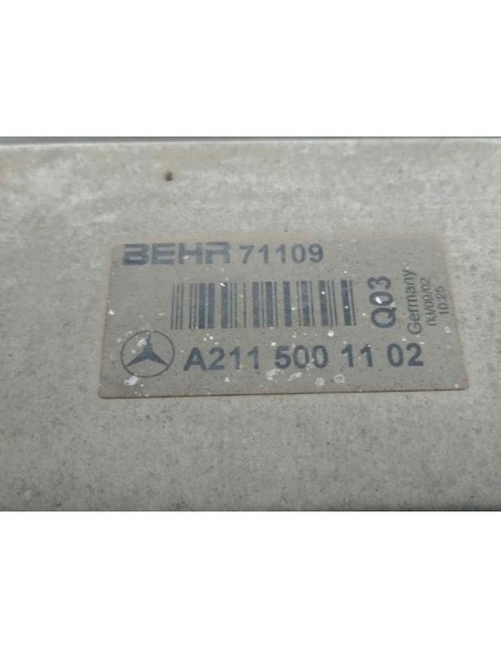 INTERCOOLER MERCEDES-BENZ CLASE E (BM 211) BERLINA - 139488