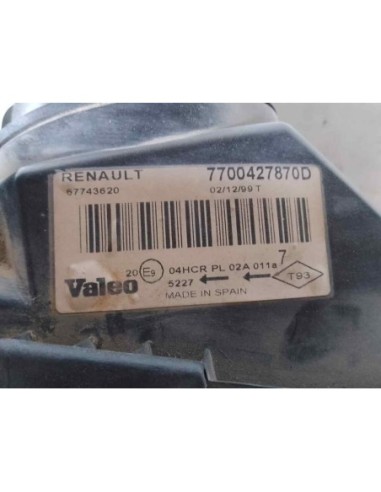 FARO DERECHO RENAULT MEGANE I FASE 2 BERLINA...