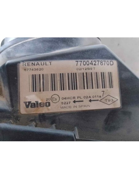 FARO DERECHO RENAULT MEGANE I FASE 2 BERLINA (BA0) - 143763
