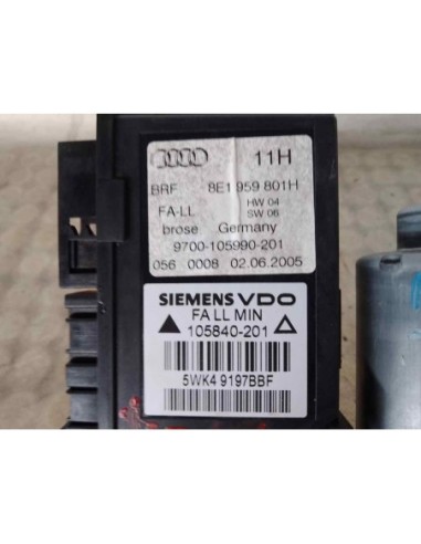 MOTOR ELEVALUNAS DELANTERO IZQUIERDO AUDI A4...