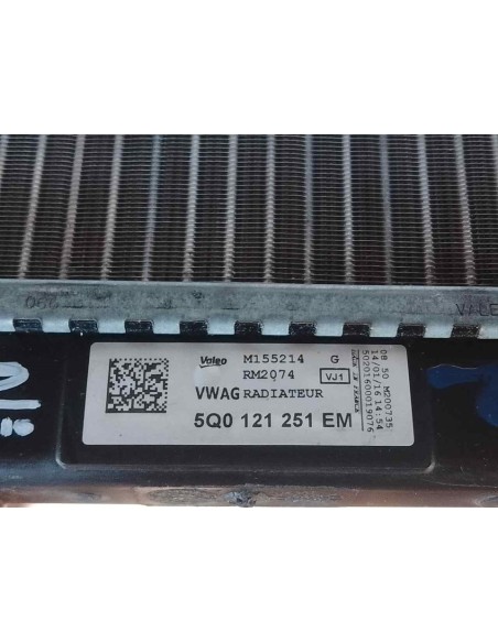 RADIADOR AGUA SEAT LEON (5F1) - 147235