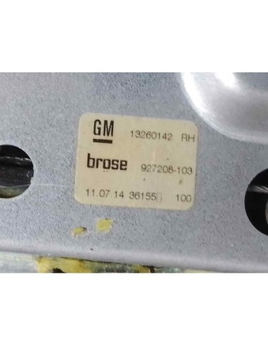 ELEVALUNAS TRASERO DERECHO OPEL ZAFIRA C TOURER...