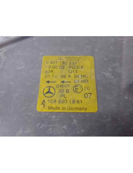 FARO DERECHO MERCEDES-BENZ CLASE A (BM 168) - 170448