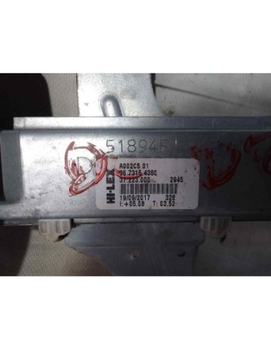 ELEVALUNAS DELANTERO DERECHO PEUGEOT 208 - 170926