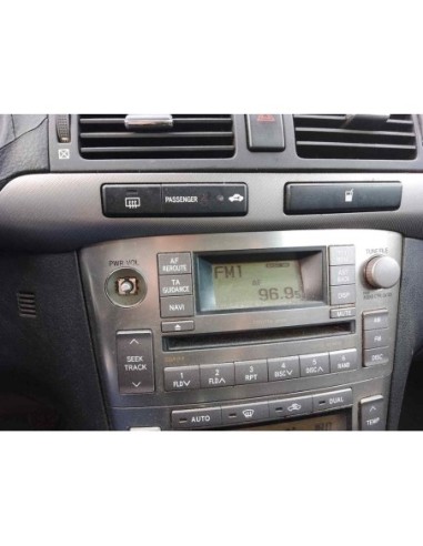 SISTEMA AUDIO / RADIO CD TOYOTA AVENSIS BERLINA...