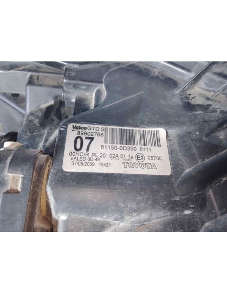 FARO IZQUIERDO TOYOTA YARIS (KSP9/SCP9/NLP9) - 178252