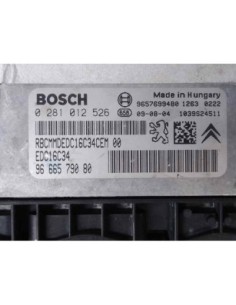 CENTRALITA MOTOR UCE PEUGEOT 206 + - 185329 2