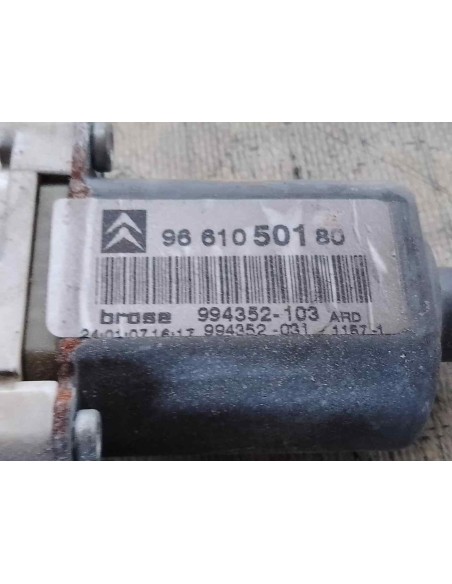 MOTOR ELEVALUNAS TRASERO DERECHO CITROEN C6 - 194035