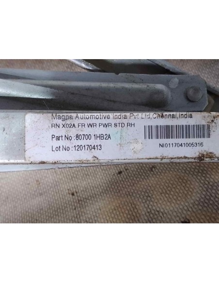 ELEVALUNAS DELANTERO DERECHO NISSAN MICRA (K13K/KK) - 194396