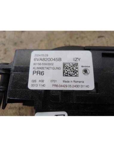 MANDO CALEFACCION / AIRE ACONDICIONADO SKODA...