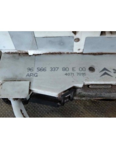 CERRADURA PUERTA TRASERA IZQUIERDA PEUGEOT 407...