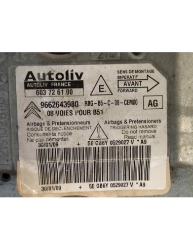 CENTRALITA AIRBAG CITROEN C4 BERLINA - 166401