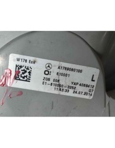 PILOTO TRASERO IZQUIERDO MERCEDES-BENZ CLASE A (BM 176) -... 2